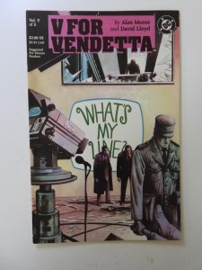 V for Vendetta #5 (1989) VF/NM condition