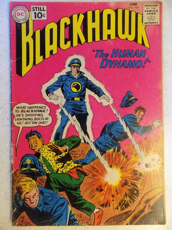 BLACKHAWK # 161 DC ACTION ADVENTURE WAR 