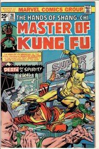 Master of Kung Fu #28 (1975) Master of Kung Fu / Shang-Chi
