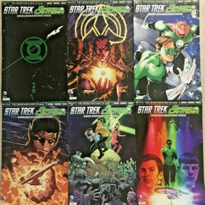 STAR TREK & GREEN LANTERN#1-6 VF/NM LOT 2015 IDW COMICS