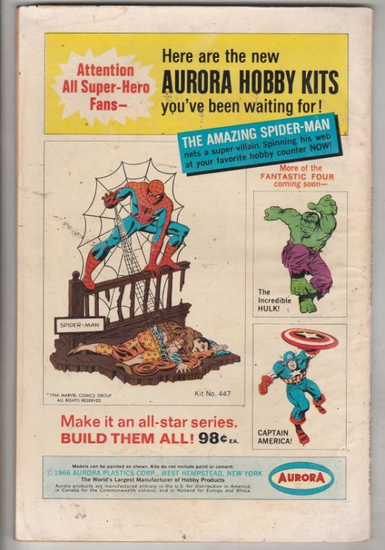 Fantasy Masterpieces #6 (Dec-66) FN Mid-Grade Captain America, Bucky Barnes