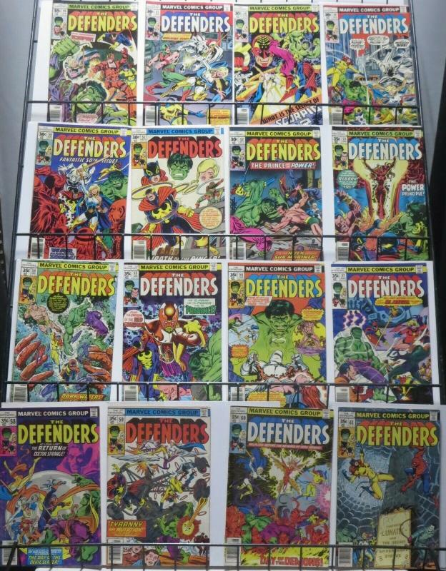 THE DEFENDERS (Marvel,1972) #30-152 MEGA-SET! Steve Gerber, Keith Giffen, HULK