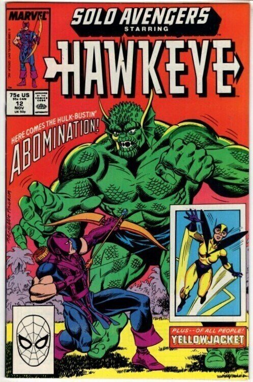 Solo Avengers #12  Hawkeye! Abomination! See-More! (id#637)