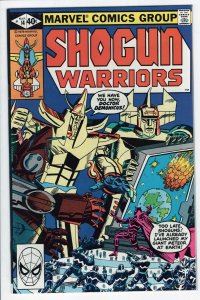 SHOGUN WARRIORS #14 - 8.5 - WP