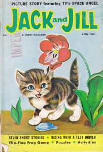Jack And Jill (vol. 25) #6 VG ; Curtis | low grade comic April 1963 kitten