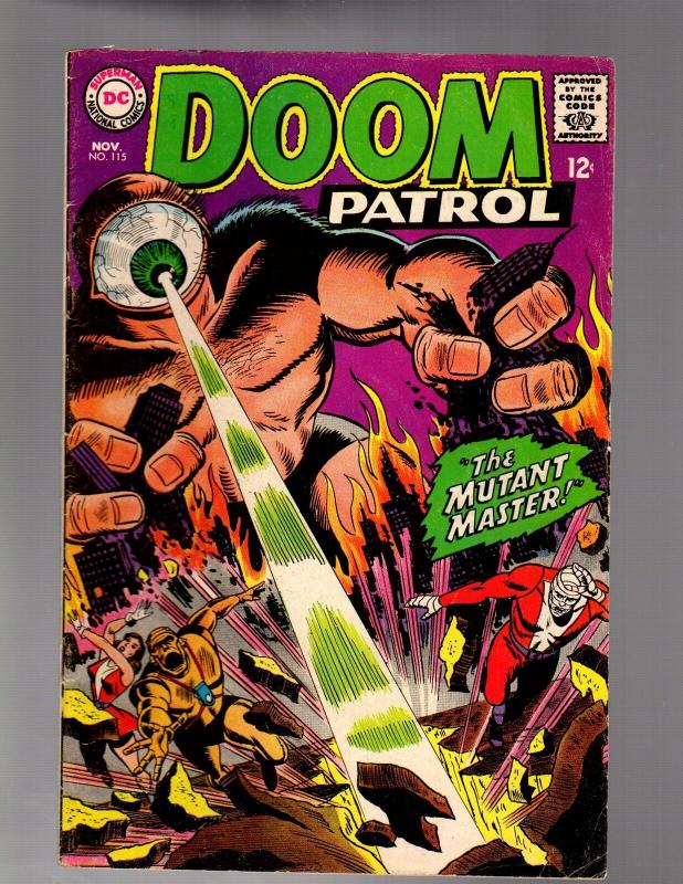 DOOM PATROL 115 VERY GOOD PLUS  November 1967