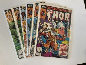 Thor 294 296-298 Lot Run Set Very Fine Vf 8.0 Marvel