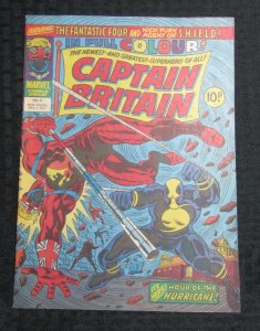 1976 Nov 3 CAPTAIN BRITAIN #4 VF- 7.5 UK Weekly Comic Magazine