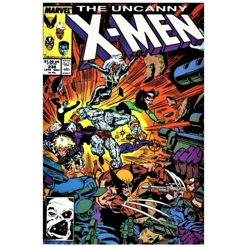 Uncanny X-Men (1963 1st Series) #238 Gonna be a Revolution! Part 4 of 4 MINT