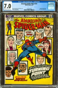 The Amazing Spider-Man #121 (1973) CGC Graded 7.0- Death of Gwen Stacey