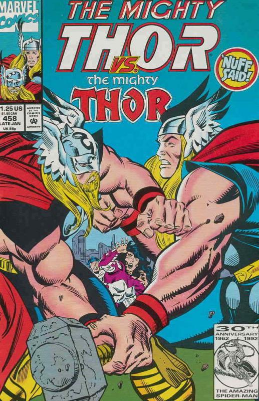 Thor #458 FN; Marvel | save on shipping - details inside