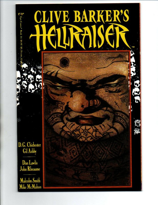 Clive Barker's Hellraiser #16 - Sam Keith - Epic - Low Print Run - 1991 - NM