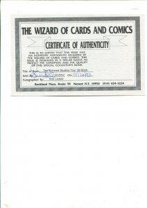 Extreme Studios Tour '93 Book - 10x Signed w/ Rob Liefeld w/COA (9.0/9.2) 1993