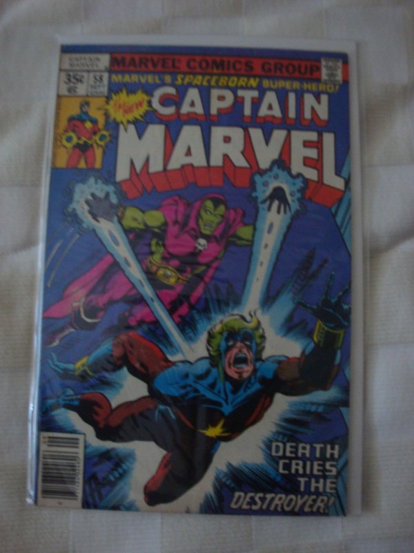 Captain Marvel (Vol. 1) #58 Drax the Destroyer! Pat Broderick Art Doug Moench