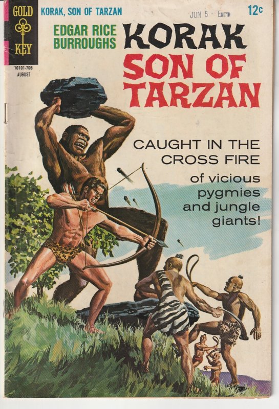 Korak Son of Tarzan(Gold Key) # 18  Giants vs Pygmies !