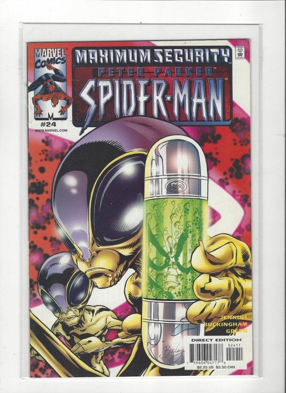 Peter Parker Spider-Man (Vol 2) #24 Maximum Security Marvel Comic NM