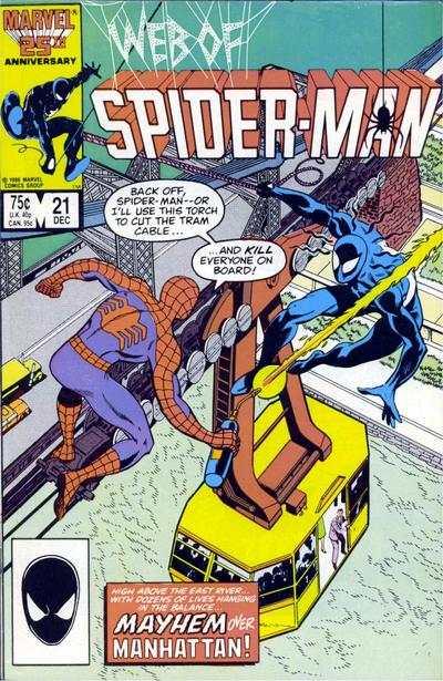 Web of Spider-Man (1985 series) #21, VF (Stock photo)