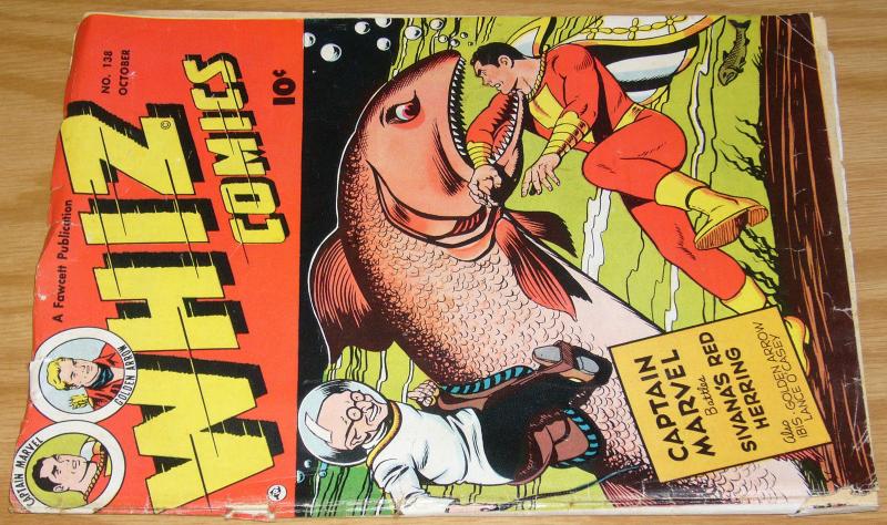 Whiz Comics #138 october 1951 - captain marvel - ibis the invincible - fawcett 