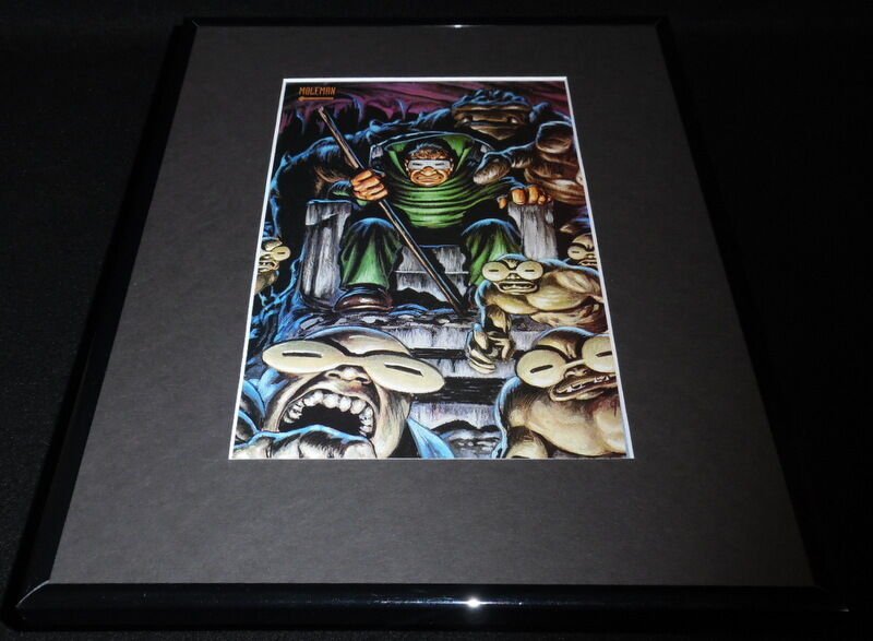 Moleman Marvel Masterpiece ORIGINAL 1992 Framed 11x14 Poster Display 