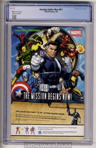 AMAZING SPIDER-MAN #611 (MARVEL 1/10) CGC 9.8 SKOTTIE YOUNG COVER WHITE PAGES
