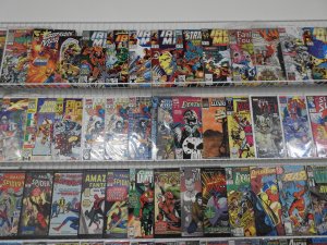 Huge Lot 160+ Comics W/ Iron Man, Spider-Man, Thor, +More! Avg VG/FN Condition!