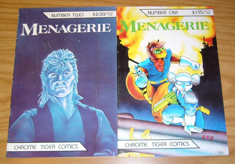 Menagerie #1-2 FN complete series - donna barr - chrome tiger comics anthology