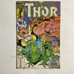 Thor 364 Signed by Jim Shooter Marvel FN fine 6.0 Throg