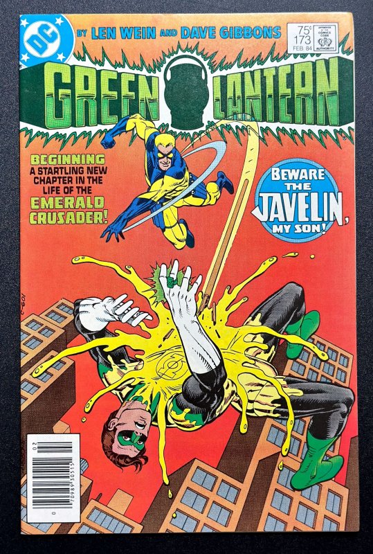 Green Lantern #173 Newsstand Edition (1984) 1st App Javelin - VF/NM