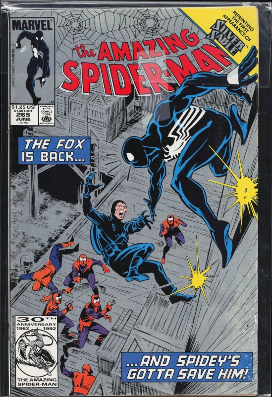 The Amazing Spider-Man #265 Second Print Cover (1985) Spider-Man [Key Issue]