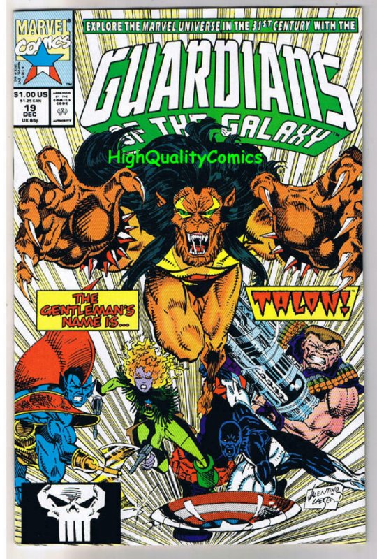 GUARDIANS of the GALAXY 17 18 19 20, NM+, StarHawk, Punisher, 1990