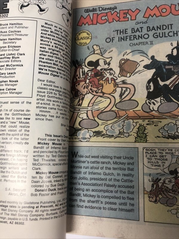 Walt Disney’s Mickey Mouse (1987) # 230 (FN/VF) Canadian Price Variant • CPV