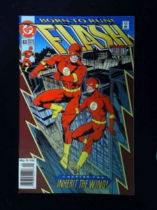 FLASH #63 (2ND SERIES) DC COMICS 1992 VF/NM NEWSSTAND