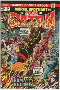 Marvel Spotlight #12 (1971) - 8.0 VF *1st Full Appearance Son of Satan*