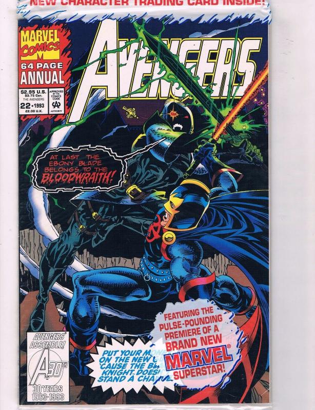 Avengers Annual # 22 NM Marvel Comic Book Iron Man Hulk Thor Vision Wasp AD6