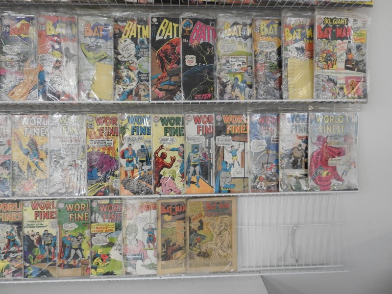 Huge Lot 110 Silver/Bronze Comics W/ Batman, World's Finest, +More! SEE ...