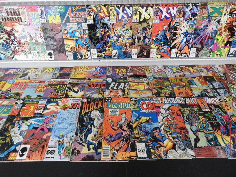 Huge Lot of 200+ Comics W/ X-Men, Wolverine, Marvel Team Up