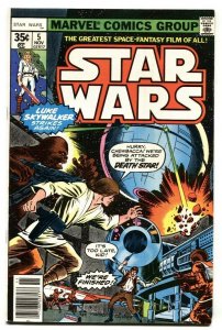 STAR WARS #5-1977- Darth Vader-comic book