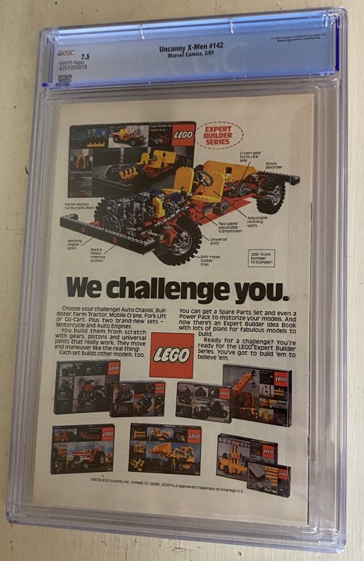 The Uncanny X-Men #142 (1981) CGC 7.5