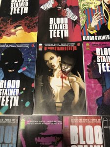 Blood Stained Teeth Set Issues # 1-10 (2023) • Image Comics • Christian Ward