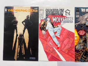 4 Indie Comics T.W.D # 135+Deathblow # 1+Black & White # 1 + Cy-Gor # 1 39 JS46