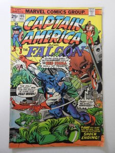 Captain America #185 (1975) GD/VG Condition moisture stain