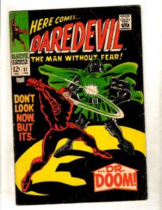 Daredevil # 37 FN Marvel Comic Book Spider-Man Defenders Avengers Hulk Thor FM4