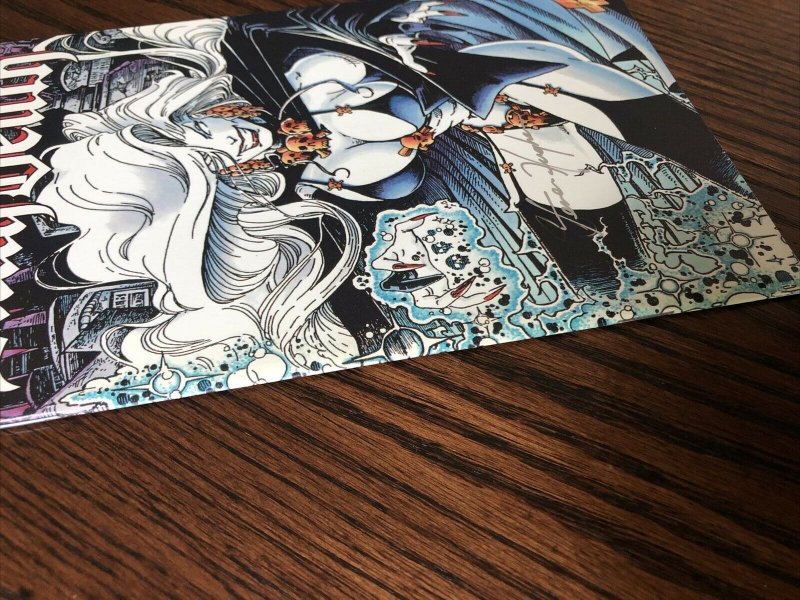 Lady Death Ashcan SIGNED STEVEN HUGHES Chaos! Comics 1993 Limited 5000 