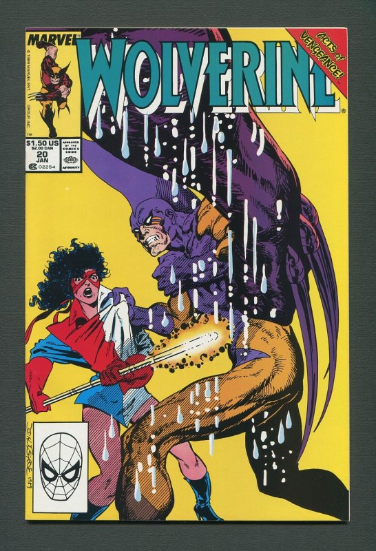 Wolverine #20  / 9.4 NM - 9.6 NM+  (1988 1st Series)