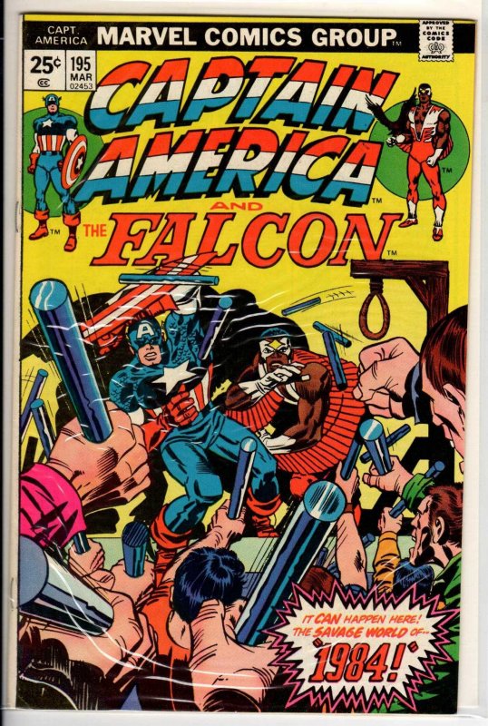 Captain America #195 Regular Edition (1976) 4.0 VG