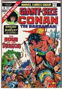 GIANT-SIZE CONAN #1, VF, Barry Smith, Hour of Dragon, 1974, more in store