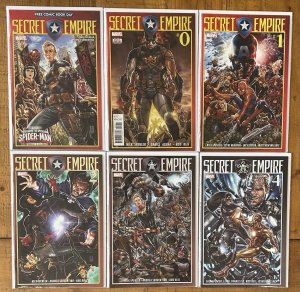 Secret Empire #0,1,2,3,4,5,6,7,8,910,FCBD NM Set Marvel