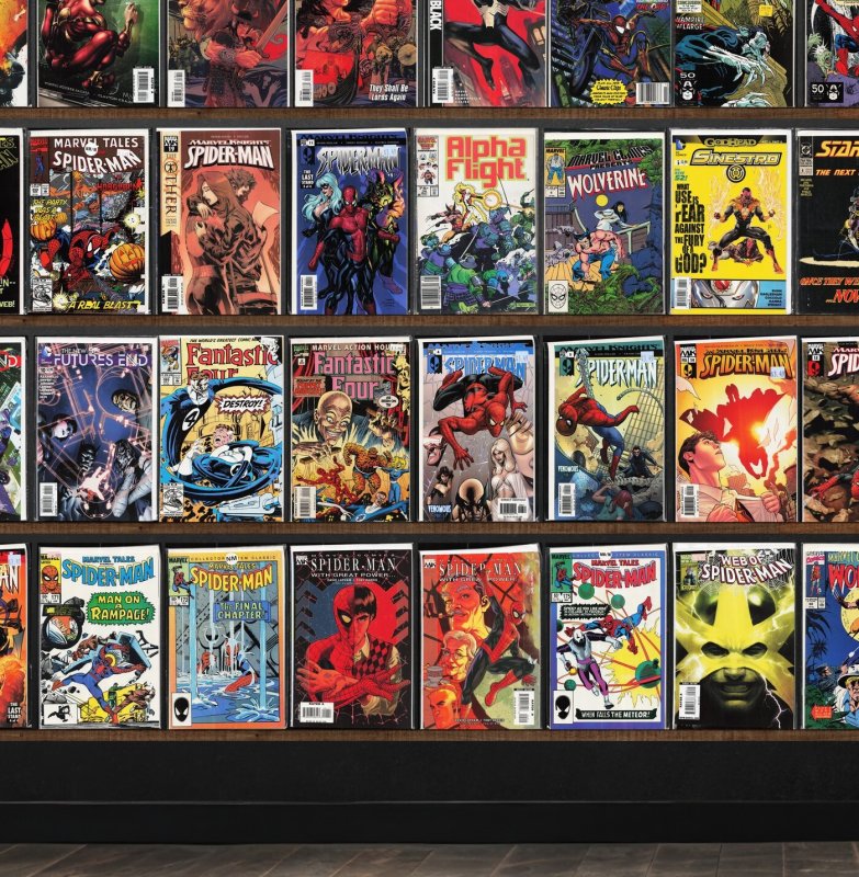 Huge Lot 150+ Comics with Marvel Tales, The Sensational Spider-Man & More!