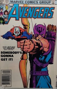 Avengers #223 (1982) - 2nd Taskmaster Civil War - Hawkeye- Ant Man NM-