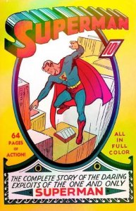 SUPERMAN #1 FACSIMILE EDITION SDCC LOGO FOIL VIRGIN VARIANT NM.